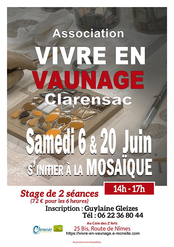 Stage mosaîque clarensac